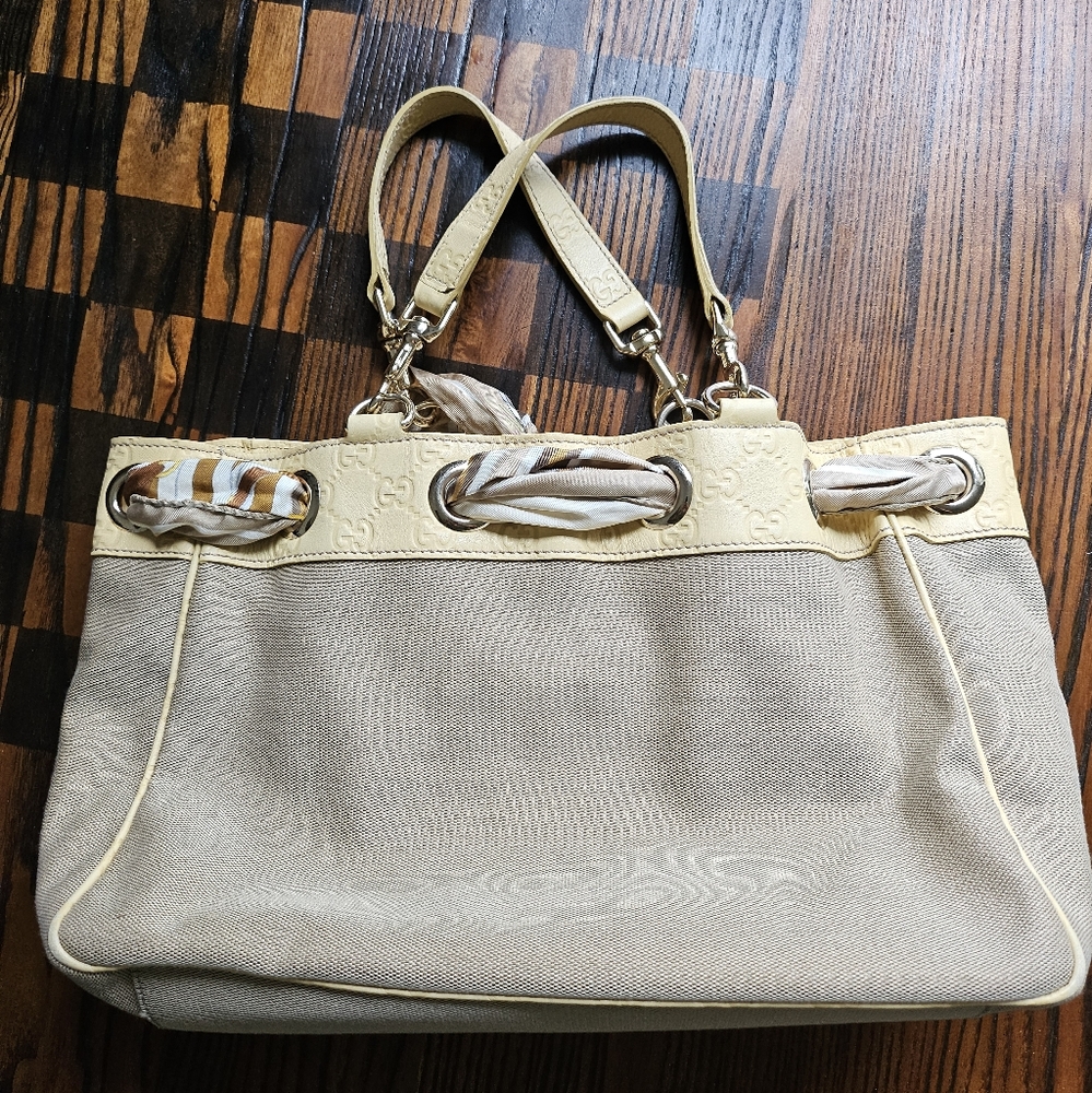 EUC Vintage Guccissima Positano Scarf Tote - Picture 3 of 17